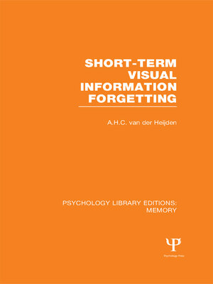cover image of Short-term Visual Information Forgetting (PLE